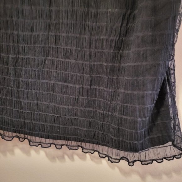 Only nine size 1x black sleeveless top - Picture 3 of 6